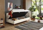 Gestoffeerd bed Cabana Corduroy Poppy: Beige - Breedte: 135 cm