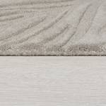 Tappeto di lana Lino Foglie Lana - Grigio - 160 x 160 cm - Grigio - 160 x 160 cm