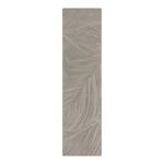 Wollteppich Lino Leaf Wolle - Grau - 60 x 230  cm - Grau - 60 x 230 cm