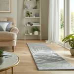 Tapis en laine Lino Leaf Laine - Gris - 60 x 230 cm - Gris - 60 x 230 cm