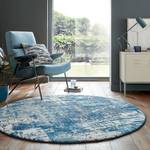 Laagpolig vloerkleed Wonderlust polypropeen - donkerblauw - 160 x 160 cm - Donkerblauw - 160 x 160 cm