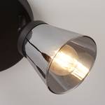 Plafondlamp Kerrine 3 lichtbronnen staal - zwart
