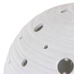 Lampe Jazz Moon Porcelaine / Coton - Blanc - 1 ampoule