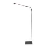 Lampadaire Serpent Fer / Coton - Noir - 1 ampoule - Noir