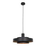 Suspension Flinter - Type B Fer / Coton - Noir - 1 ampoule