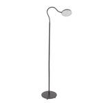 Lampadaire Platu Fer / Coton - Noir - 1 ampoule - Noir