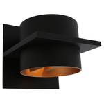 Wandlamp Muro rond type B ijzer - zwart - 1 lichtbron - Zwart