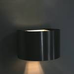 Wandlamp Muro rond type A ijzer - zwart - 1 lichtbron - Zwart