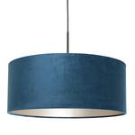 Hanglamp Sparkled Light ijzer / polyester - turquoise / zwart - 1 lichtbron - Turquoise/Zwart