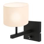 Wandlamp Stang 1 lichtbron ijzer / polyester - wit - 1 lichtbron - Wit