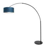 Staande lamp Prestige Chic type B ijzer / polyester - turquoise / zwart - 1 lichtbron - Turquoise/Zwart