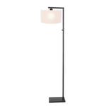 Lampadaire Stang 1 ampoule - Type A Fer / Polyester - Blanc - 1 ampoule - Blanc