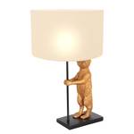 Lampe de table Animaux - Type A Fer / Polyester - Blanc cassé - 1 ampoule - Blanc laine