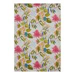 In-/Outdoor Teppich Flowers & Leaves Polyester/Polypropylen - Weiß / Mehrfarbig - 160 x 235 cm