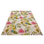 In-& outdoorvloerkleed Flowers & Leaves polyester/polypropeen - wit/meerdere kleuren - 120 x 180 cm