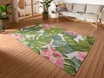 In-& outdoorvloerkleed Tropical polyester/polypropeen - groen/meerdere kleuren - 160 x 235 cm