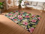 Tapis int. / ext. Tropical Feeling Polyester / Polypropylène - Noir / Multicolore - 200 x 285 cm