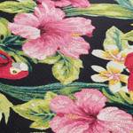 In-/Outdoor Teppich Tropical Feeling Polyester/Polypropylen - Schwarz / Mehrfarbig - 120 x 180 cm