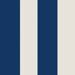 Papier peint intissé Harborough Stripe 10 m x 52 cm - Bleu