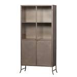 Credenza con vetrina Flint Ferro - Champagne