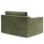 1,5-Sitzer Sofa Dixwell Cordstoff Lizza: Olive - Armlehne davorstehend links