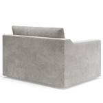 1,5-Sitzer Sofa Dixwell Cordstoff Lizza: Hellgrau - Armlehne davorstehend links