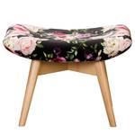 Fauteuil BRAZIL avec motif à fleurs Avec repose-pieds