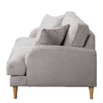 3-Sitzer Sofa Bethania Cordstoff Lola: Hellgrau