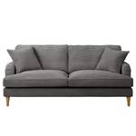 2-Sitzer Sofa Bethania Cordstoff Lola: Grau