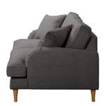 2-Sitzer Sofa Bethania Cordstoff Lola: Grau