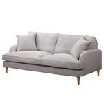 2-Sitzer Sofa Bethania Cordstoff Lola: Hellgrau