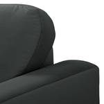 Fauteuil XXL Nerpio Velours Vaia: Gris foncé