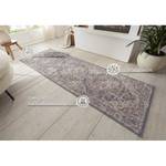 Kurzflorteppich Sand Polypropylen - Lila / Beige - 200 x 280 cm