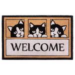 Fu脽matte Kokos Welcome Cats
