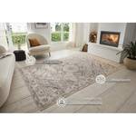 Kurzflorteppich Sand Polypropylen - Creme / Beige - 120 x 170 cm