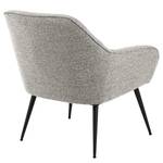 Chaise lounge Magrin Bouclé / Fer - Gris / Noir