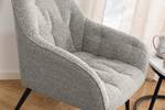 Chaise lounge Magrin Bouclé / Fer - Gris / Noir