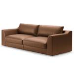 Big-Sofa Dixwell Antiklederlook - Microfaser Taeko: Braun