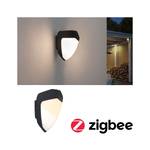 Wandlamp Ikosea polycarbonaat - antracietkleurig - 1 lichtbron