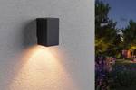 Lampada da parete Flame Alluminio - Antracite - 1 punto luce - Color antracite