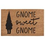 Fußmatte Kokos Gnome Sweet Gnome Kokos - Beige / Schwarz