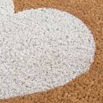 Fußmatte Kokos  White Heart Kokos - Beige / Weiß