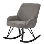 Fauteuil à bascule Timely Gris - Peluche