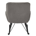 Fauteuil à bascule Timely Gris - Peluche