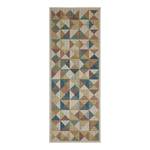 Kurzflorteppich Sedona Polypropylen - Mehrfarbig / Beige - 80 x 200 cm