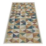 Kurzflorteppich Sedona Polypropylen - Mehrfarbig / Beige - 80 x 200 cm