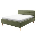 Gestoffeerd bed LOTTE Structuurstof Luela: Lichtolijf - 180 x 200cm