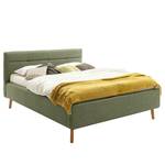 Gestoffeerd bed LOTTE Structuurstof Luela: Lichtolijf - 160 x 200cm