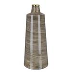 Vase Stripes cône Fer - Marron - 19 x 48 cm