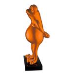 Sculptuur Kikker kunsthars - oranje - Oranje